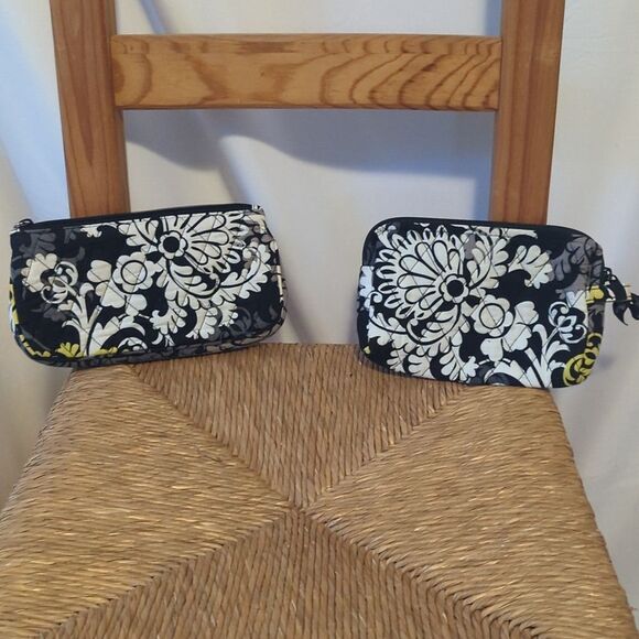 Vera Bradley Set of 2 Baroque Pattern Accessories - Wristlet / Small Makeup Bag - Picture 1 of 5